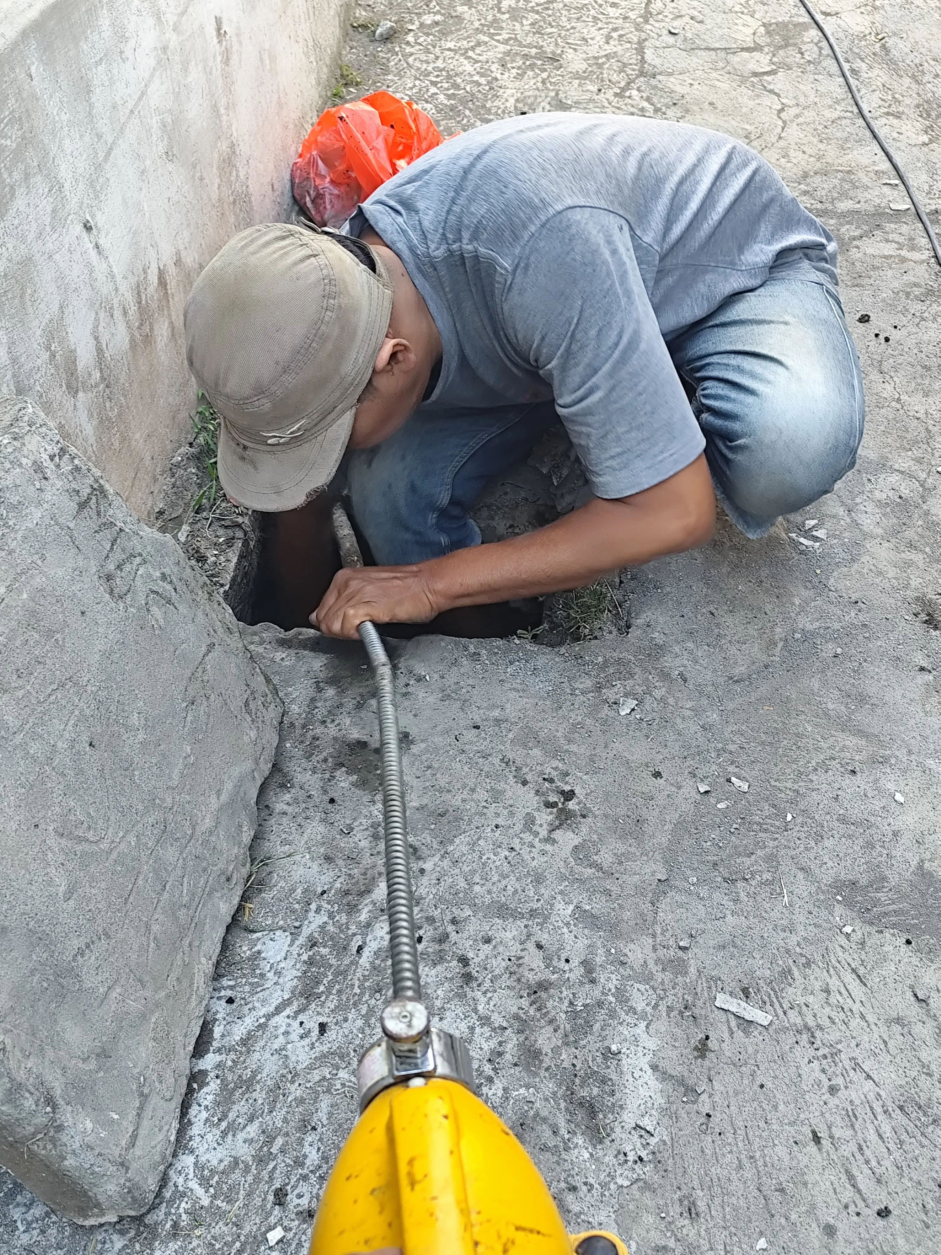 Perbaikan Saluran mampet customer jabung, kabupaten malang